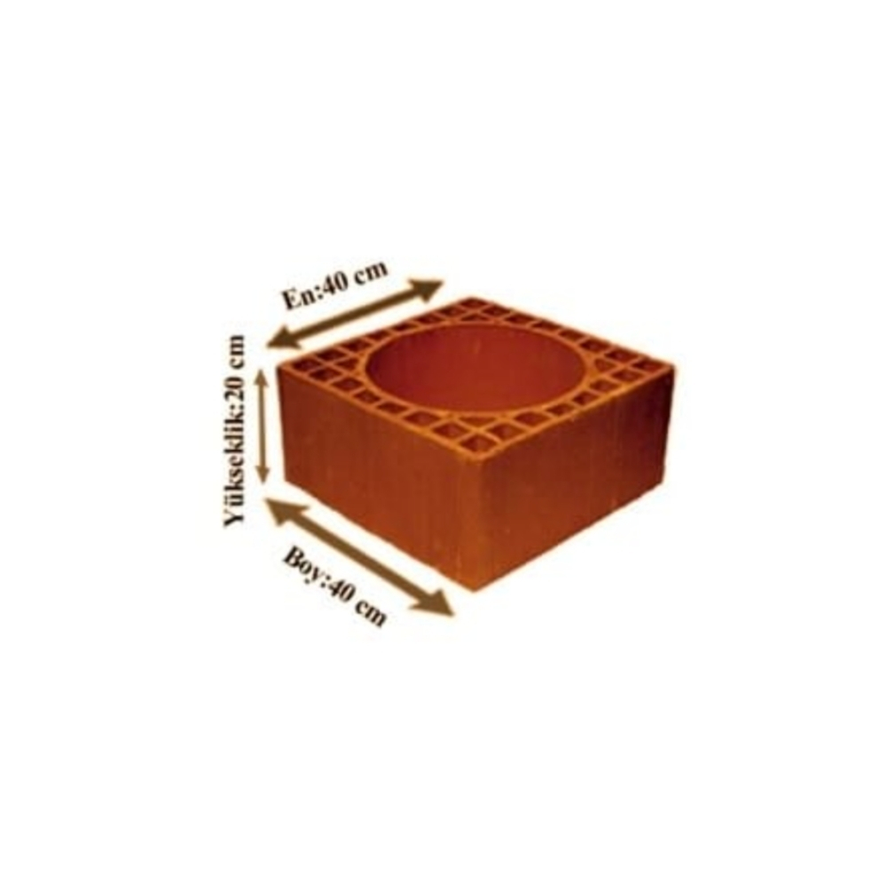 Yatay Delikli Tuğla